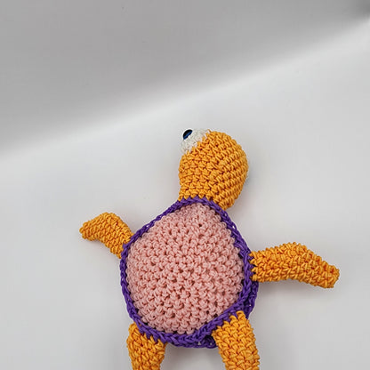 Loomigurumi Sea Turtles with Glow in the Dark Eyes & UV Reactive Shell Bands