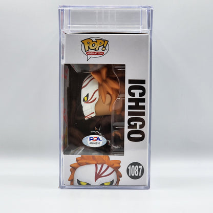 PSA ENCAPSULATED & SIGNATURE CERTIFIED - Funko POP! -BLEACH - ICHIGO (SIGNED BY JOHNNY YONG BOSCH) - AAA ANIME EXCLUSIVE - CHASE