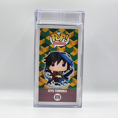 PSA ENCAPSULATED & SIGNATURE CERTIFIED - Funko POP! - DEMON SLAYER - GIYU TOMIOKA (SIGNED BY JOHNNY YONG BOSCH) - AAA ANIME EXCLUSIVE