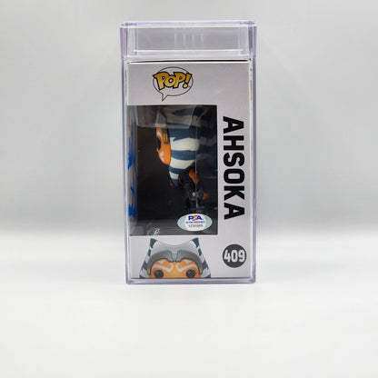 PSA ENCAPSULATED & SIGNATURE CERTIFIED - Funko POP! - STAR WARS - AHSOKA (SIGNED BY ASHLEY ECKSTEIN)