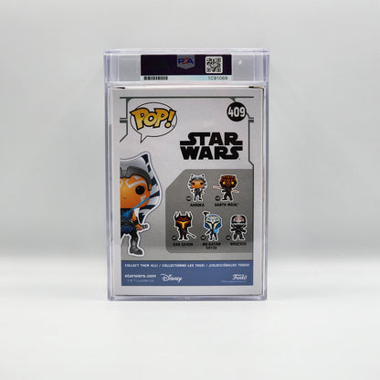 PSA ENCAPSULATED & SIGNATURE CERTIFIED - Funko POP! - STAR WARS - AHSOKA (SIGNED BY ASHLEY ECKSTEIN)