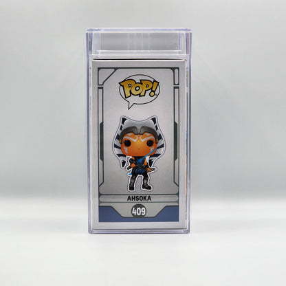 PSA ENCAPSULATED & SIGNATURE CERTIFIED - Funko POP! - STAR WARS - AHSOKA (SIGNED BY ASHLEY ECKSTEIN)