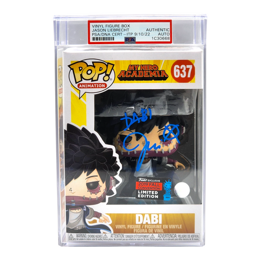 PSA ENCAPSULATED & SIGNATURE CERTIFIED - DABI - 2019 FALL CONVENTION STICKER (SIGNED BY JASON LIEBRECHT)