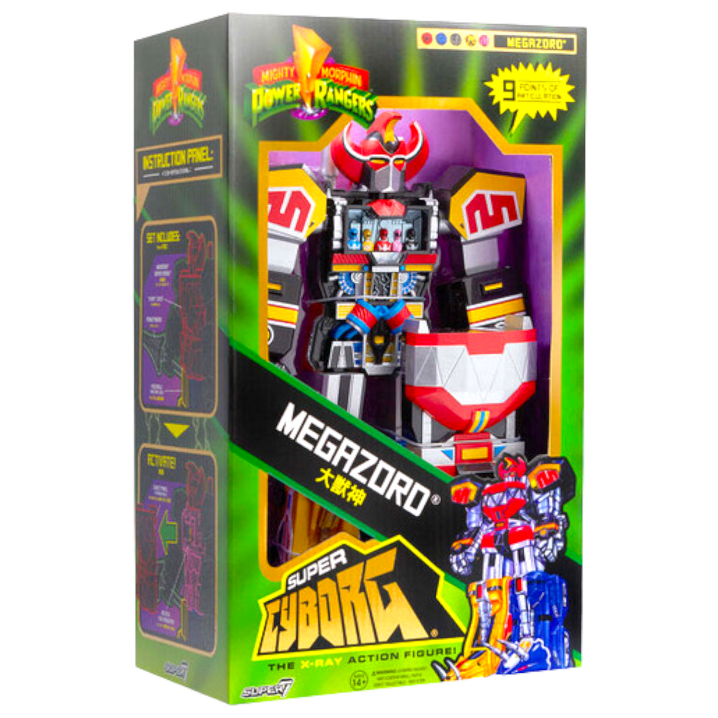 Super7 - Mighty Morphin Power Rangers Super Cyborg - Megazord (Original)