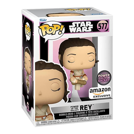 Funko POP! - STAR WARS - POWER OF THE GALAXY REY - AMAZON EXCLUSIVE 