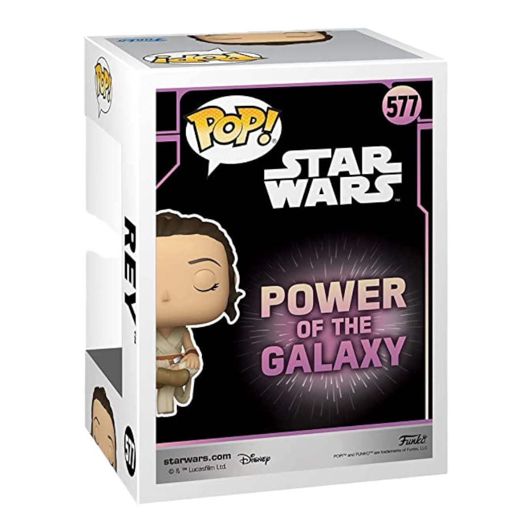 Funko POP! - STAR WARS - POWER OF THE GALAXY REY - AMAZON EXCLUSIVE 