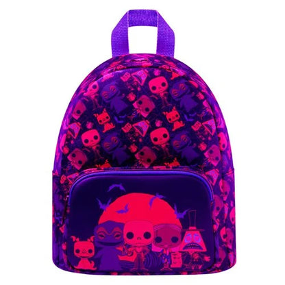 Funko Loungefly - Nightmare Before Christmas Black Light Print Mini-Backpack