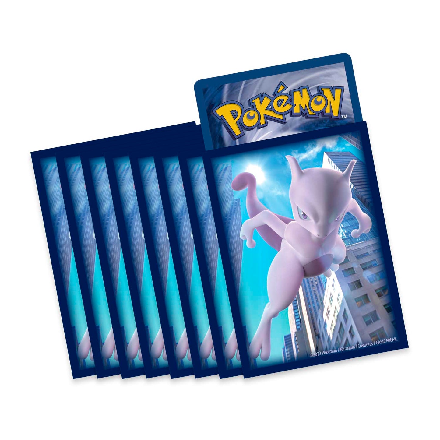 POKEMON TCG - POKEMON GO - POKEMON CENTER ELITE TRAINER BOX SLEEVES (65 PACK) - FEAUTURING MEWTWO