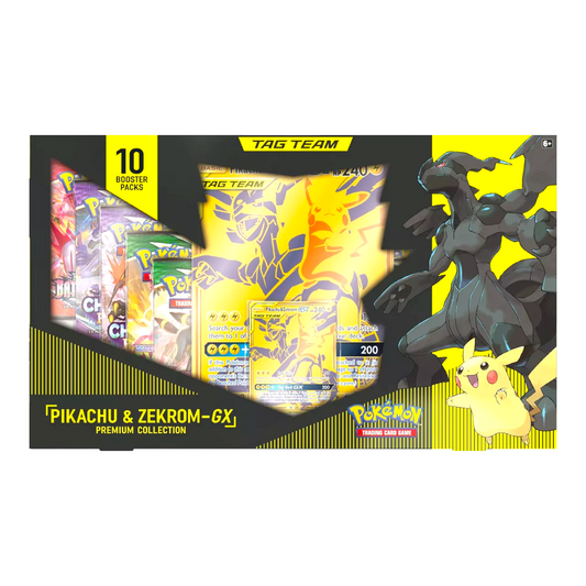 Pokémon TCG: Pikachu and Zekrom-GX Premium Collection Box - GameStop Exclusive
