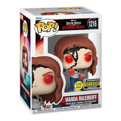 Funko POP! - WANDA MAXIMOFF GLOWS IN THE DARK ENTERTAINMENT EARTH EXCLUSIVE