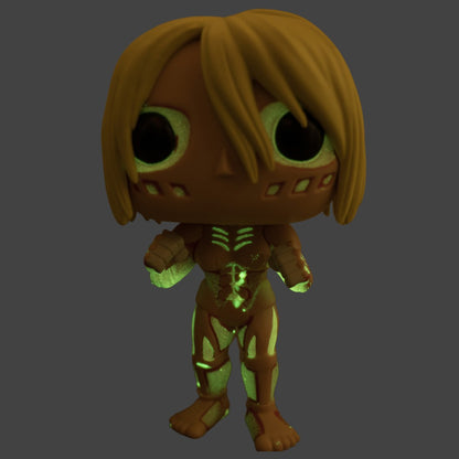 Funko POP! - FEMALE TITAN - GLOWS IN THE DARK - BAIT EXCLUSIVE