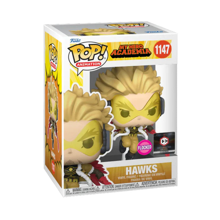 FUNKO POP! - HAWKS - FLOCKED - CHALICE COLLECTIBLES EXCLUSIVE